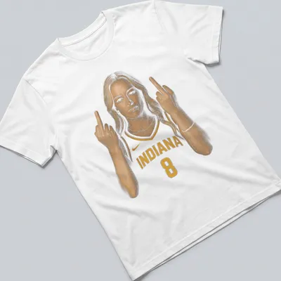 Illustrative t-shirt featuring a female basketball player with the text Flipping The Bird