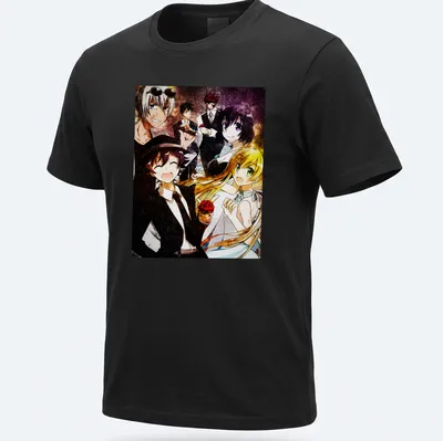 Vibrant anime art featuring characters from Kekkai Sensen in multiple colors