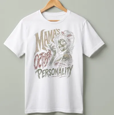 Vintage distressed Halloween tee featuring a zombie woman and funny text