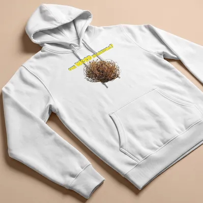 Bold colorful T-shirt with tumbleweed and the text 'our WEED in ARIZONA?' — printed on a unisex hoodie