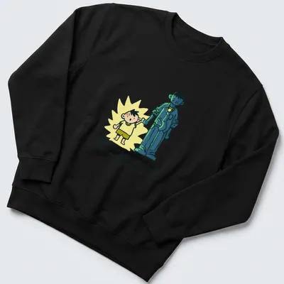 Kawaii illustration of a child and an adult with text 'What went wrong? - ask my inner child.' — printed on a unisex sweatshirt